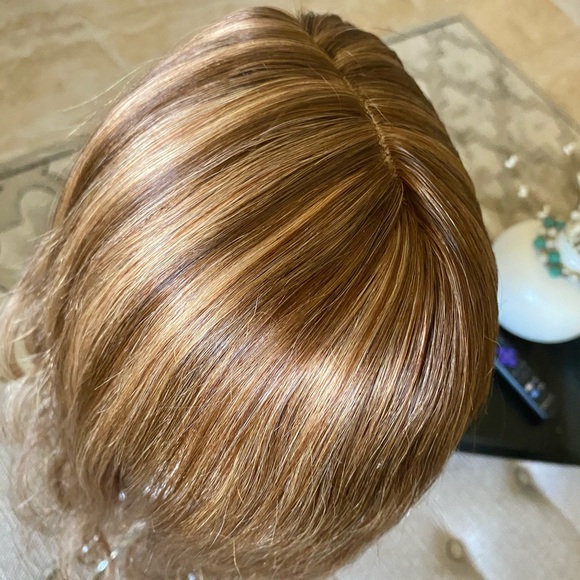 100% Human Hair Topper Small Base New Never Worn no tags - Picture 7 of 16